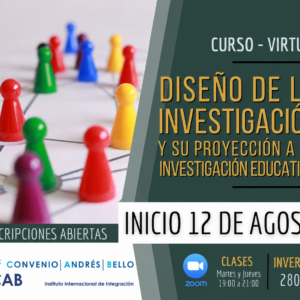 Curso virtual: Diseño de la investigación y su proyección hacia la investigación educativa