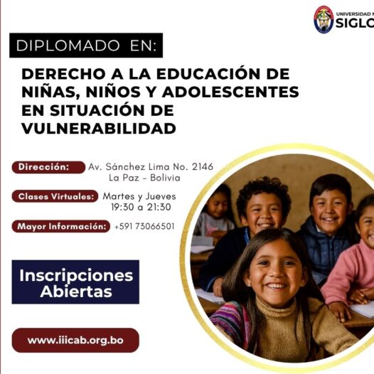 Diplomado en Derecho a la Educación de Niñas, Niños y Adolescentes en Situación de Vulnerabilidad