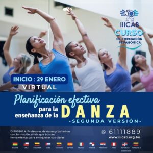 Curso virtual: Planificación efectiva para la enseñanza de la danza