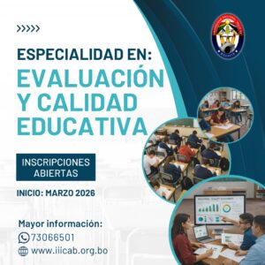 Especialidad en evaluación y calidad educativa