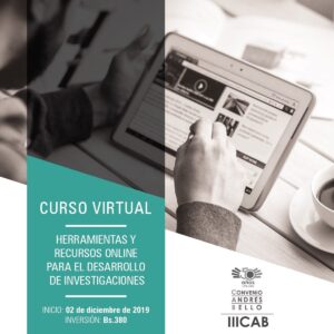 Curso-virtual: Herramientas y recursos online para el desarrollo de investigaciones