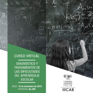 Curso - virtual: Diagnóstico y tratamiento de las dificultades del aprendizaje escolar