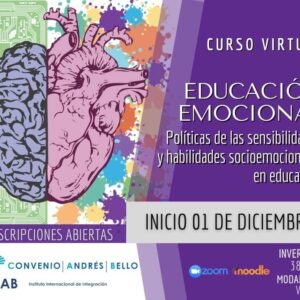 Curso Virtual: Educación Emocional Políticas de las Sensibilidades y Habilidades Socioemocionales en Educación