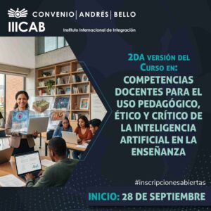 Curso -virtual: Competencias docentes para el uso pedagógico, ético y crítico de la inteligencia artificial en la enseñanza - (2da. versión)